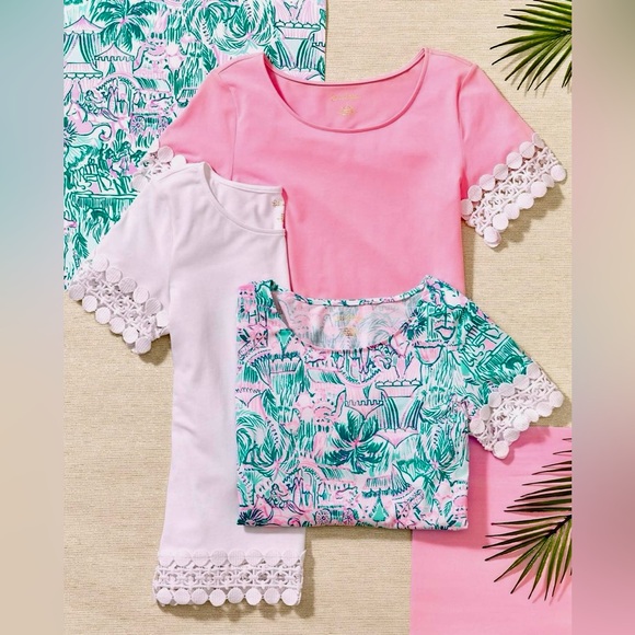 Lilly Pulitzer NWT Hayes Top Colorful Camelflage $68 Size XS - Picture 2 of 7